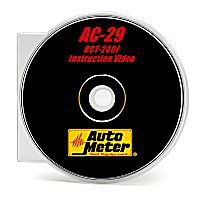 Auto Meter AC-29 DVD Instructions for BCT200J
