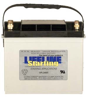 Lifeline GPL-2400T Starting Marine & RV Battery