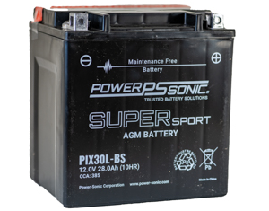 Power-Sonic PTX30L-BS Powerports Battery