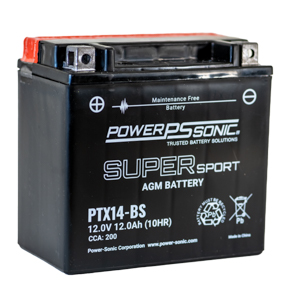 Power-Sonic PTX14-BS Powerports Battery