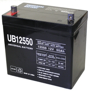 UB12550 (12V 55 AH Z-Nut & Bolt/Post) SLA/AGM